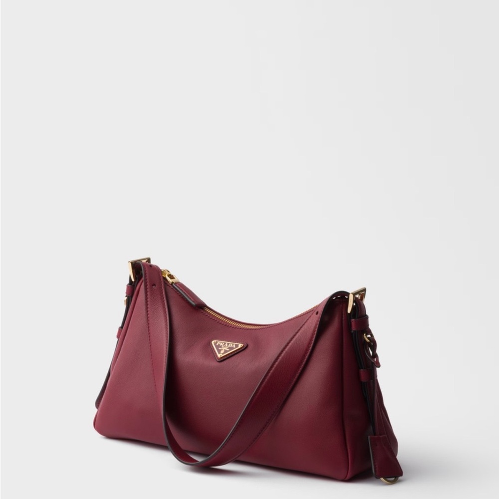 Prada Aimee  Leather Shoulder Bag